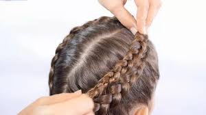 If you have short to mid length hair and you've tried to do one braid around yo. 3 Ways To Make A Crown Braid Wikihow