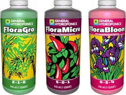 Flora Mixing Chart For Hydroponic Nutrient Solution