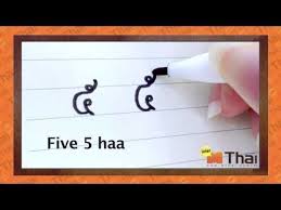 How To Pronounce And Write Thai Numbers 0 10 Learn Thai Language Learn Thai Thai Language