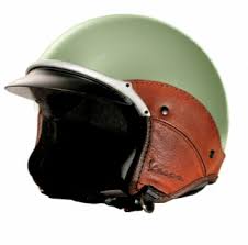 Vespa Helmet Vintage Helmet Portofino Green Caschi Casco Da Moto Scooter