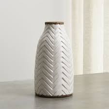 Adra White Chevron Vase Reviews Crate And Barrel Chevron Vase White Chevron Vase Crate And Barrel