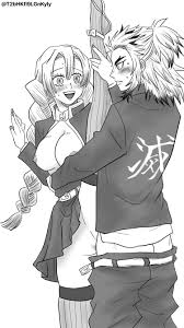 Mitsuri and Rengoku : rDemonSlayer34