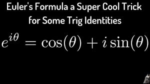 Euler S Formula And Some Trig Identities Useful Math For Fun Good Stuff Math Videos Mathematics Complex Numbers