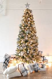 Black And White Buffalo Check Ribbon Michaels Black And White Christmas Tree For The Holidays Diy Playbook White Christmas Decor White Xmas Tree Christmas Tree