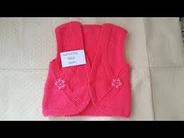 2 3 Yaslarina Kadar Kiz Cocuklar Icin Sis Orgu Modeli Bebekler Icin Orgu Incili Cepken Yelek Modeli Yandan Orulen Bir Mo Baby Knitting Patterns Bebek Cep Yelek
