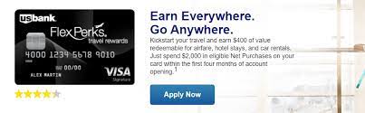 This post may contain affiliate links from our advertising partners. U S Bank Flexperks Travel Rewards Visa 26 667 Points After 2 000 500 In Spend Doctor Of Credit