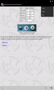 Aeg Gear Ratio Calculator Amazon Co Uk Appstore For Android
