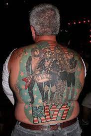 Kiss Tattoo Now That Is One Serious Fan Kiss Tattoos Tattoos Kiss Tattoo