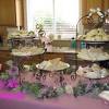 For most tea parties, the food should all fit in the center of the table. 3