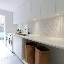 Grey modern bathrooms grey bathroom tiles gray and white bathroom bathroom color schemes bathroom colors bathroom flooring bathroom wall bathroom basin wall tiles. 75 Beautiful Modern Gray Laundry Room Pictures Ideas July 2021 Houzz