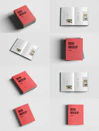 Download Download Free Realistic Book Mockup Template Pack Free Psd Download Psd Download Free Psd Resources For Des Book Mockup Book Mockup Free Psd Book Mockup Free