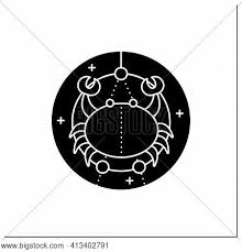 These are free general love readings. Cancer Glyph Icon Vector Photo Free Trial Bigstock