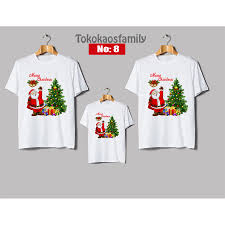 Baju natal dewasa pakaian natal desain gaun natal baju natal online baju untuk natal trend more results for baju natal dewasa. Kaos Natal Anak Dan Dewasa Couple Shopee Indonesia