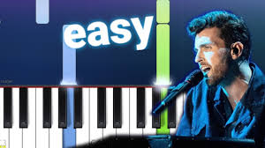 Download and listen online arcade by duncan laurence. Duncan Laurence Arcade 100 Easy Piano Tutorial Youtube