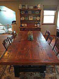 We welcome custom orders on all our reclaimed barn wood furniture but also offer a selction of stock items. Reclaimed Fir Barnwood Shows Beautiful Texture And Character In This 8 L Farmhouse Table Farmhouse Dining Table Barnwood Dining Table Rustic Dining Furniture