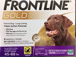 Frontline Gold For Dogs 4588 Lbs Purple 6 Month