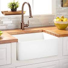 Apron Front Farmhouse Sinks Best Budget Friendly Picks For Your Kitchen Farmhouse Kitchen Fixtures Fireclay Farmhouse Sink Farmhouse Sink Installation