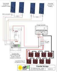 Solar energy systems wiring diagram examples click the 3 buttons below for examples of typical wiring layouts and various components of solar energy systems in 3 common sizes: Schematics Wiring Solar Panels And Batteries In Series And Parallel