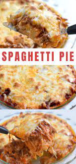 Family Cookbook Recipe Journal Spaghetti Pie Recipe Spaghetti Pie Spaghetti Pie Recipes Recipes