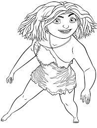 The croods the grinch kung fu panda trolls turbo movies arthur and the invisibles hobbit hunger games lord of the ring maleficent mary poppins returns pirates of the caribbean Pin On The Croods Coloring Page