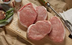 The meat may still have some wisps of pink in the center, according to the usda. Boneless Pork Chop Just Cook