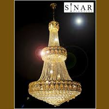 Lampu kristal sering digunakan pada interior rumah mewah. Lampu Gantung Kristal Led Void 6050 80 Cm X 1 5 Meter Shopee Indonesia