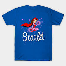 Feature, plot based, parody cast: Scarlet Marvel Comics Scarlet Witch T Shirt The Shirt List