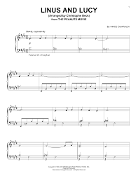 Learn more about the conductor of the song and ukulele ensemble music notes score you can easily download and has been arranged for. Linus And Lucy Piano Solo Print Sheet Music Now