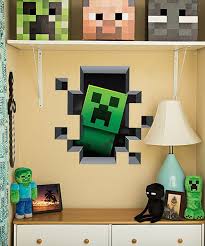 Take A Look At The Minecraft Creature Wall Cling Set On Zulily Today Med Bilder Pojkrum Badrumsideer Inredning Rum