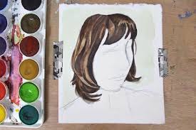The first step in mastering an art form is to become familiar with your media. Learn How To Paint Watercolor Hair In 5 Easy Steps Craftsy