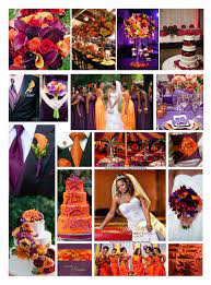 Country Chic Wedding Colors Burnt Orange And Plum So Gorgeous Fall Wedding Colors Purple Orange Wedding Colors October Wedding Colors