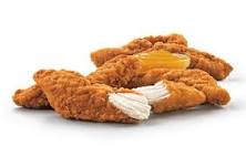 How many calories are in a 3 piece chicken tender from Sonic?