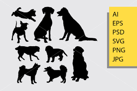Download Dog Animal Silhouette Doggy Puppy Pomeranian Golden Retriever Good Use For Symbol Logo Web Icon Mascot And You Can U Animal Silhouette Animals Graphic SVG Cut Files