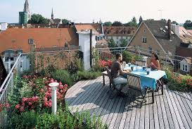Dachbegrunung Verbessert Die Wohnqualitat Und Schafft Mehrwerte Dachterrasse Gestalten Dachbegrunung Dachgarten