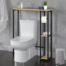 En effet, chaque matière a son cachet, mais toutes ne sont pas adaptées à l'ensemble des décors. Meuble Wc Industriel Pas Cher Avec Etageres Bois Et Metal Detroit Id Market