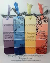 Paint Chip Book Marks Inspired By Pinterest I Need These For Samantha Since She Looses Them All The Paint Chip Crafts Paint Chip Cards Paint Samples Crafts