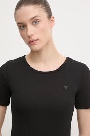 Tričko Guess STEFFI, barva černá