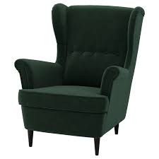 strandmon wing chair djuparp dark green ikea wing chair ikea strandmon ikea