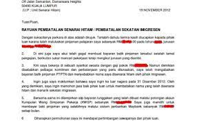 Surat pembatalan pembelian unit rumah. Contoh Surat Rasmi Pembatalan Pinjaman Wall Ppx Cute766