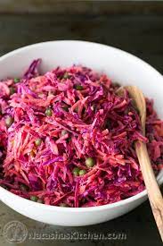 Russian Beet Salad Natashaskitchen Com Russian Beet Salad Beet Recipes Beet Salad Recipes