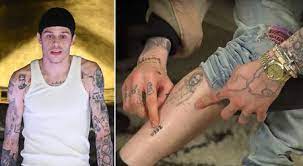 The pete davidson tattoo located behind the neck was written in french mille tendresse or which means a and below are some collections of pete davidson tattoos that once adorned his body. Pete Davidson Having All His Tattoos Removed Surprise New Eminem Album More Buzz Syracuse Com