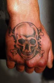 A skull and crossbones or death's head is a symbol consisting of a human skull and two long bones crossed together under or behind the skull. 55 Pirate Crossbone Tattoos Ideas