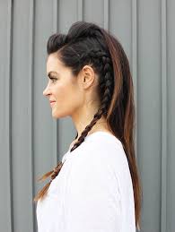 Faux Hawk Hair Tutorial Glam Latte Faux Hawk Hairstyles Faux Hairstyles Viking Hair
