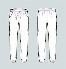 If you are new to drawing. Jogger Pants Vector Fashion Flat Sketch Adobe Illustrator Design Technical Outline Flat Drawing Fashion Flats Flat Drawings Flat Sketches