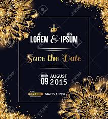 Read sunshine profits (arkadiusz sieron)'s latest article on investing.com. Wedding Invitation Card Design Gold Confetti With Flowers And Royalty Free Cliparts Vectors And Stock Illustration Image 60325597