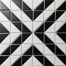 Black And White Porcelain Mosaic Tile Affinity Tile Avx2m In 2020 White Mosaic Tiles Tiles Mosaic Tiles