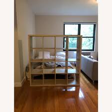 Best divider ideas for studio apartment. Ikea Kallax Shelf Unit Aptdeco