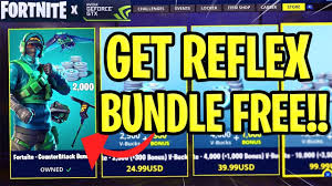 As new players enter the gaming arena, they keep on spending huge money for updating characters, buying different game items and weapon skins to. How To Get Reflex Bundle Free In Fortnite Youtube