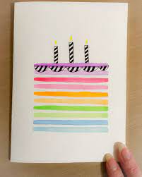 How to make birthday cards! I Made This Birthday Card For My Sweet Aunt Who Just Had A Birthday The Design Is By Kri Birthday Card For Aunt First Birthday Cards Watercolor Birthday Cards