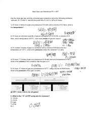 While we talk about gas law worksheet answer key, we already collected particular variation of photos to inform you more. Gas Laws Worksheet Answer Key Doc Honors Chemistry Name Chapter 13 Gas Laws Worksheet I Date Boyles Law P1v1 P2v2 Ideal Gas Law Pv Nrt Charles Law Course Hero
